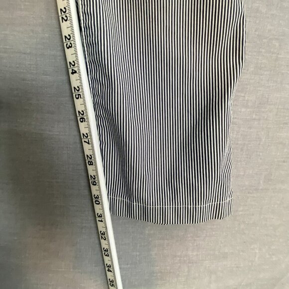 Tommy Hilfiger Striped Trousers Sz 8 Dress Pants Blue and White - Picture 5 of 13